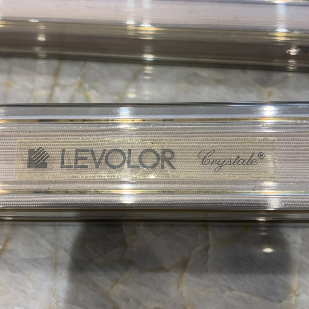 LEVELOR Crystale 5 window custom blinds & hardware, honeycomb, light filtering